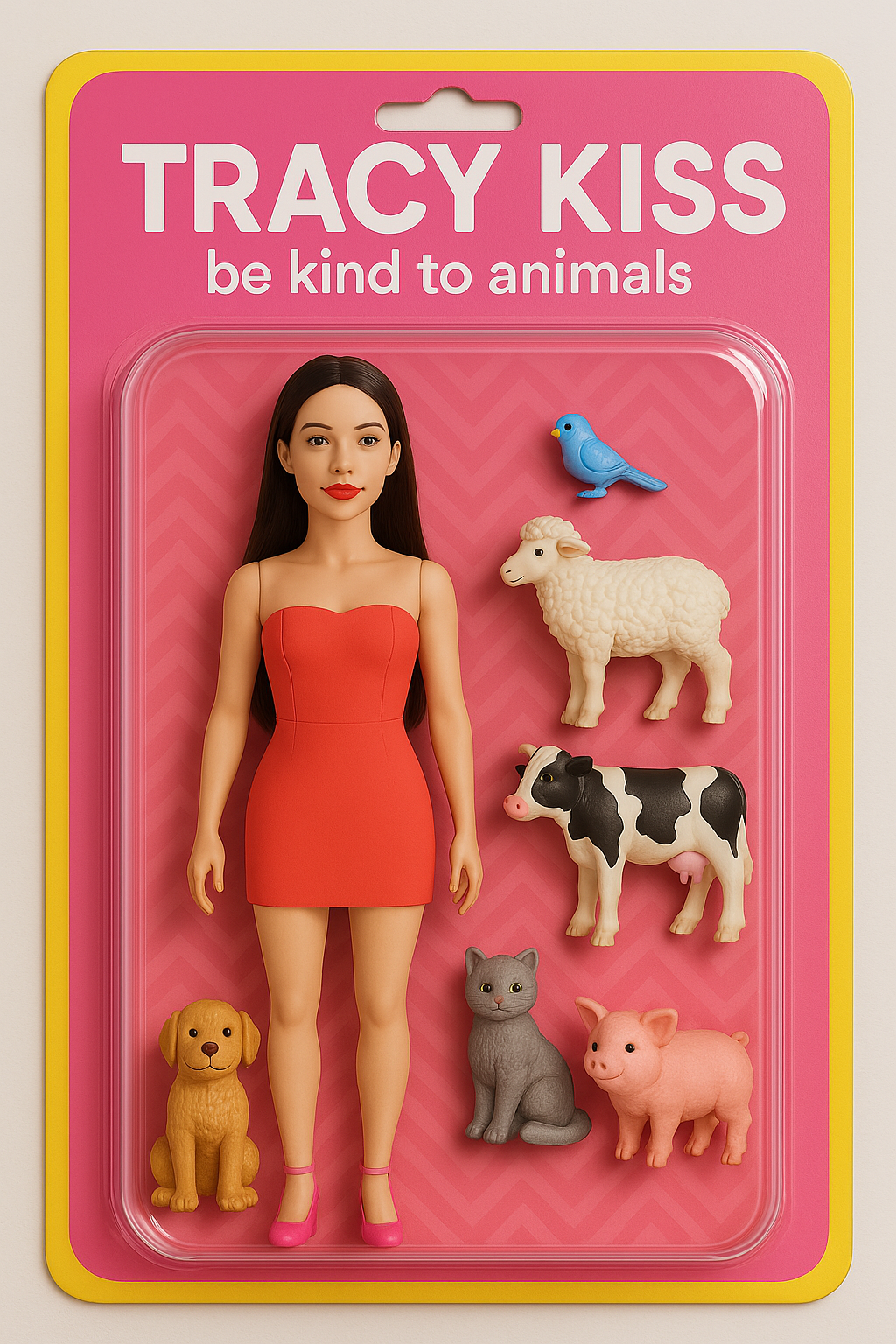 TRACY KISS as Barbie doll